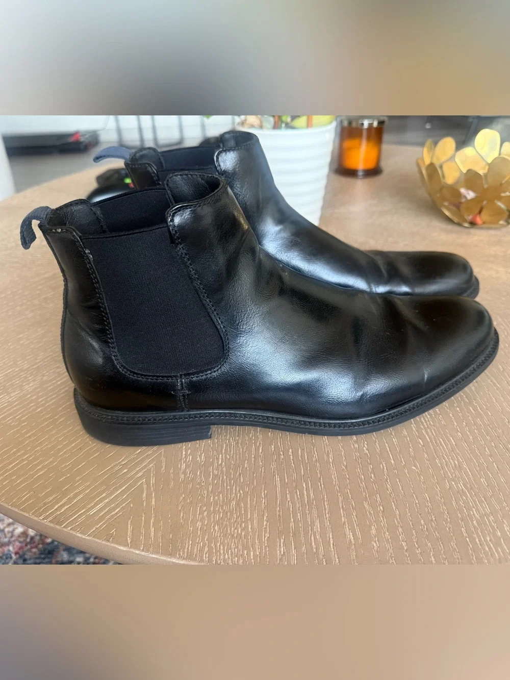 Mix No. 6 Men’s Black Leather Chelsea Boots